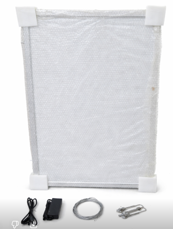 Lightbox Snap Frame Silver-20"x22" LED backlit